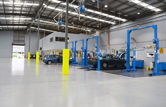 Under the Hood with Resin Underfoot: Flooring for the Automotive Sector