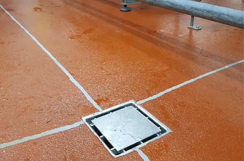 Jack Link’s Gets Ready with New Red Floor Finish