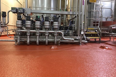 Frucor Suntory Gets Ready with a Red Flowfresh Floor